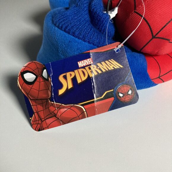 Marvel Spider-man Sock Slippers (Child’s Size 9/10) • NEW With Tags - Picture 5 of 8